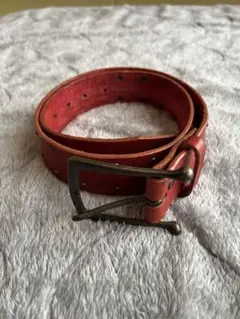値下げ‼️ PaulSmith 赤いレザー ベルト