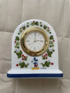 ミッキーマウス 置時計 陶器製