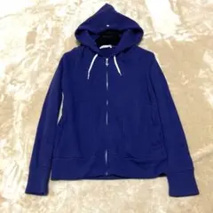 minaperhonen ジップパーカー ブルー ネイビー サイズ40