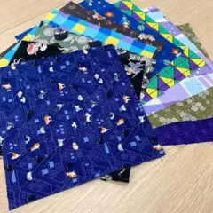 A7★約25cm×約25cm/10枚/パッチワーク/国産プリント生地