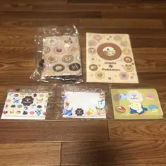 ミスド　ポケモン　福袋中身　袋大　クリアファイル　ジッパーバッグ