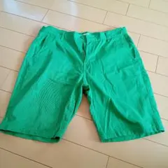 pocket park グリーン ショートパンツ L