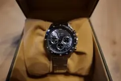 SEIKO クロノグラフ 腕時計 ブルー/ブラック　SBTR027