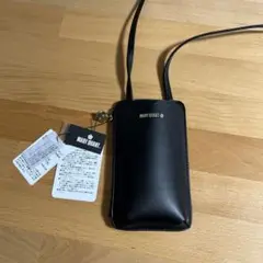 MARY QUANT スマホショルダーケース　ブラック　未使用タグ付き