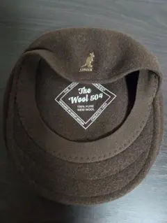 KANGOL The Wool 504 ブラウン ベレー帽