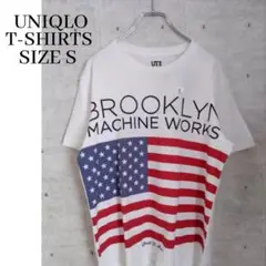 【未使用品】UNIQLO Tシャツ ホワイト サイズS　カジュアル　メンズ