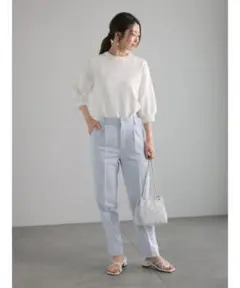 訳あり　Te chichi ストレッチツイルペンシルパンツ