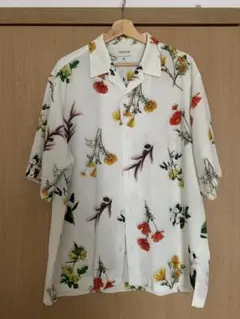 gu 花柄オープンカラーシャツ XL