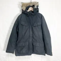 WOOL RICH ウールリッチ ダウンジャケット ファー アメリカ ブラック