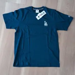 【新品】ドジャース Tシャツ ネイビー メンズｌサイズ