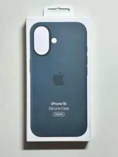 【新品】純正 iPhone 16 シリコンケース・レイクグリーン②