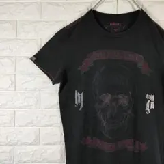 DIESEL スカル Tシャツ グランジ ドクロ テロテロ M ブラック Y2K