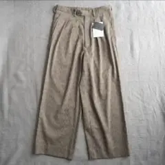 m’s braque TUCKED WIDE PANTS