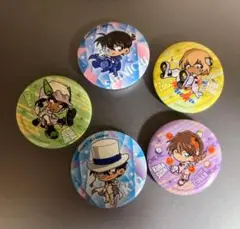 くら寿司　コナン　缶バッジ　5個セット