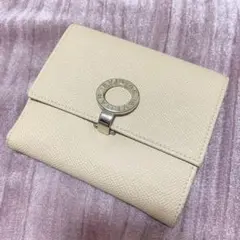 ブルガリ 二つ折り財布 財布 ベージュ サークル