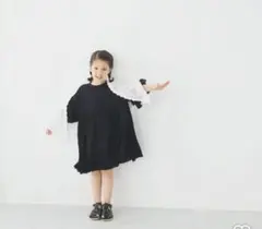 IENA ENFANT イエナ　アンファン　ティアード　フレアワンピース　黒