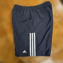 adidas ネイビー ハーフパンツ 3本ライン