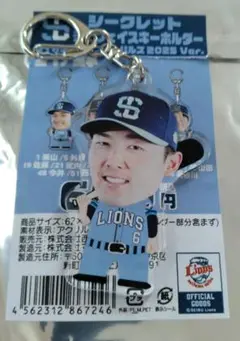 埼玉西武ライオンズ シークレットデカフェイスボールター #6 源田壮亮選手