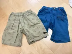 BREEZE ブリーズ　恐竜柄　3can4on スウェット　ハーフパンツ 130