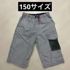 グレー ハーフパンツ 150cm メッシュポケット付き
