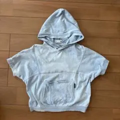 branshes ライトブルー フード付きパーカー