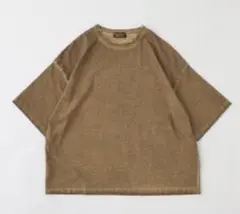 J.S.Homestead コールドダイ ダメージネックTシャツ サイズM