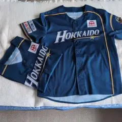 ファイターズユニフォーム:ファイターズブルーフリーサイズ2枚組で！！美品です