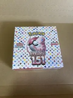 ポケモンカード　151 シュリンク付き　1box