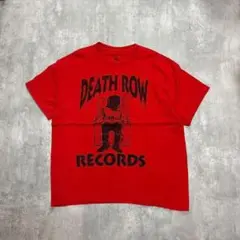 00s DEATH ROW デスロウレコード Tシャツ 赤