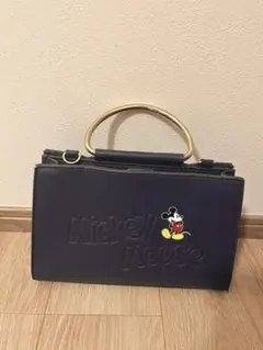 Mickey Mouse ネイビーショルダーバッグ