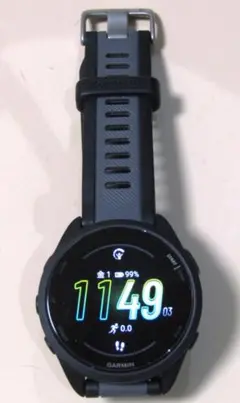 美品 ガーミン Forerunner 165 Music Black Gray