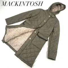 【美品】MACKINTOSH キルティング コート スコットランド ボア カーキ