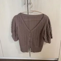 半袖カーディガン