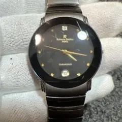 C16 メンズ 時計 ブラックRoberta Baldini PARIS