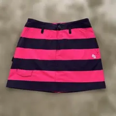 【美品】パーリーゲイツ★レディース★スカート★サイズ 0★ストライプ
