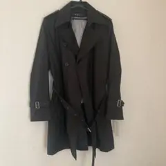 ブラック トレンチコート ダブルブレスト　新品
