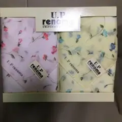 新品未使用　レノマハンカチセット　ピンク　イエロー花柄