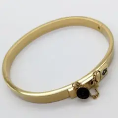 新品!ステンレス ゴールド バングル 花柄 レディース メンズ 金 ブレスレット