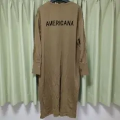 AMERICANA アメリカーナ 長袖 ワンピース フリークストア Tシャツ
