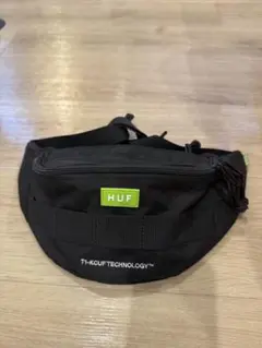 HUF ブラック サコッシュ TI-KCUF TECHNOLOGY™