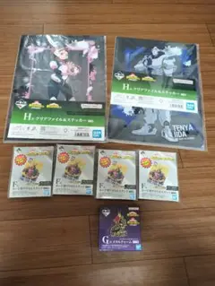 僕のヒーローアカデミア一番くじ クリアファイル & アクリルスタンドキーホルダー