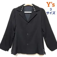 【美品】Y’s テーラードジャケット ワイズ ヨウジヤマモト サイドスリット