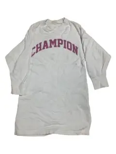 Champion ロゴプリント 長袖ドレス
