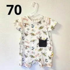 Curious George サーフィンロンパース 70