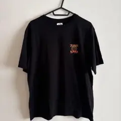 鬼滅の刃　GU コラボTシャツ　Ｌサイズ　我妻善逸　黒　マンガ　アニメ　映画