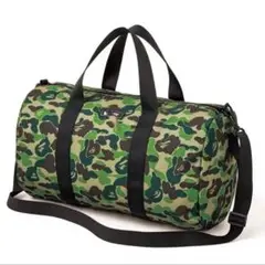 BAPE◆A BATHING APE／◆カモ迷彩ダッフルバッグ◆付録品ノベルティ