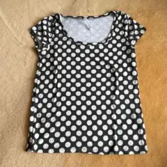 sunaokuwahara ドット柄 半袖Tシャツ