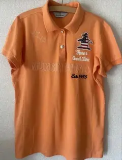 Munsingwear オレンジポロシャツ Lサイズ