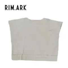 RIM.ARK リムアーク ブラウス トップス ノースリーブ グレー 春夏