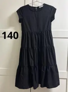 【美品】ティアードワンピース 140
